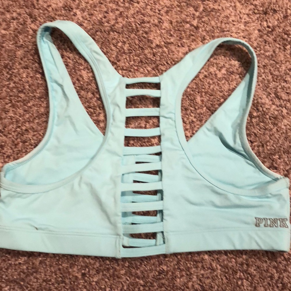 Pink sport bra